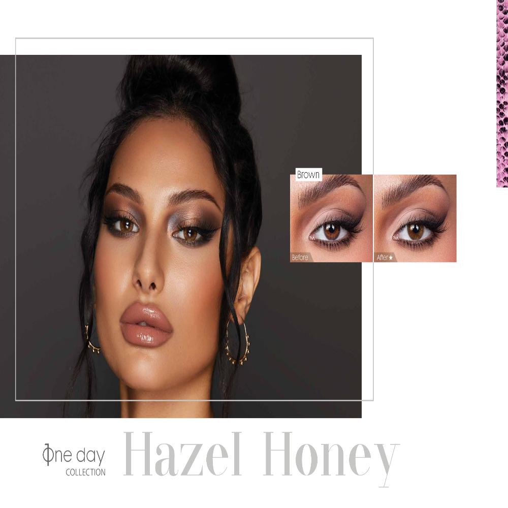 Bella Dailies Power- Hazel Honey | 10 Lenses per Box | Daily Disposable