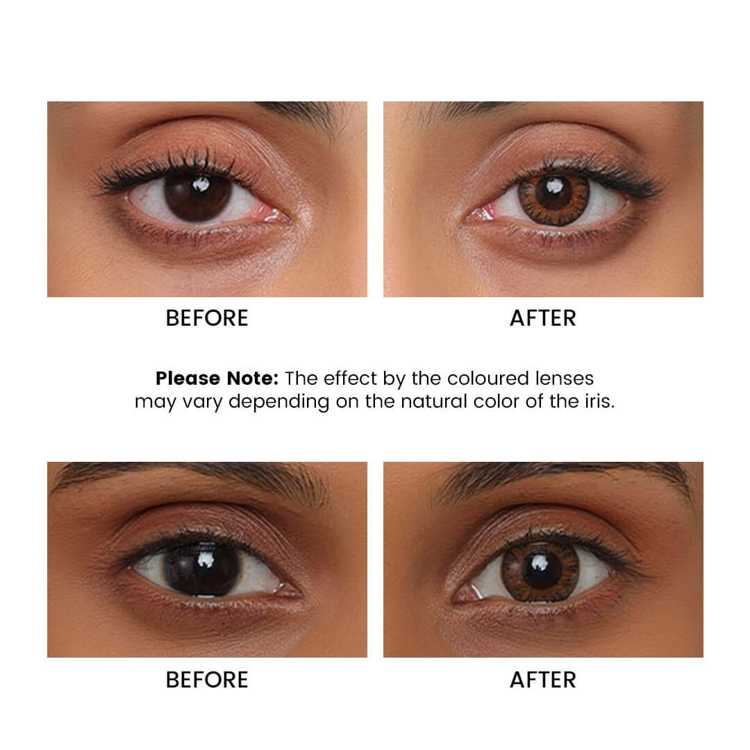Aqualens 10 lens Pack-Mystrey Brown
