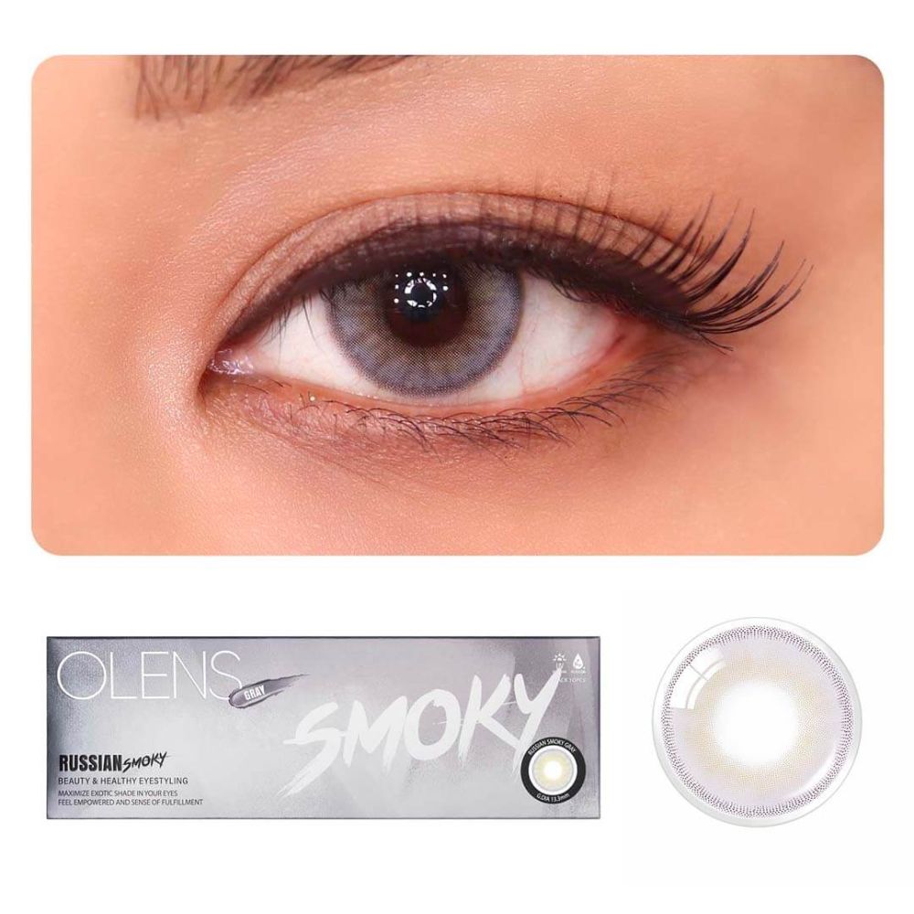 Russian Smoky Grey ( 1 Day )- 10 Lens Pack