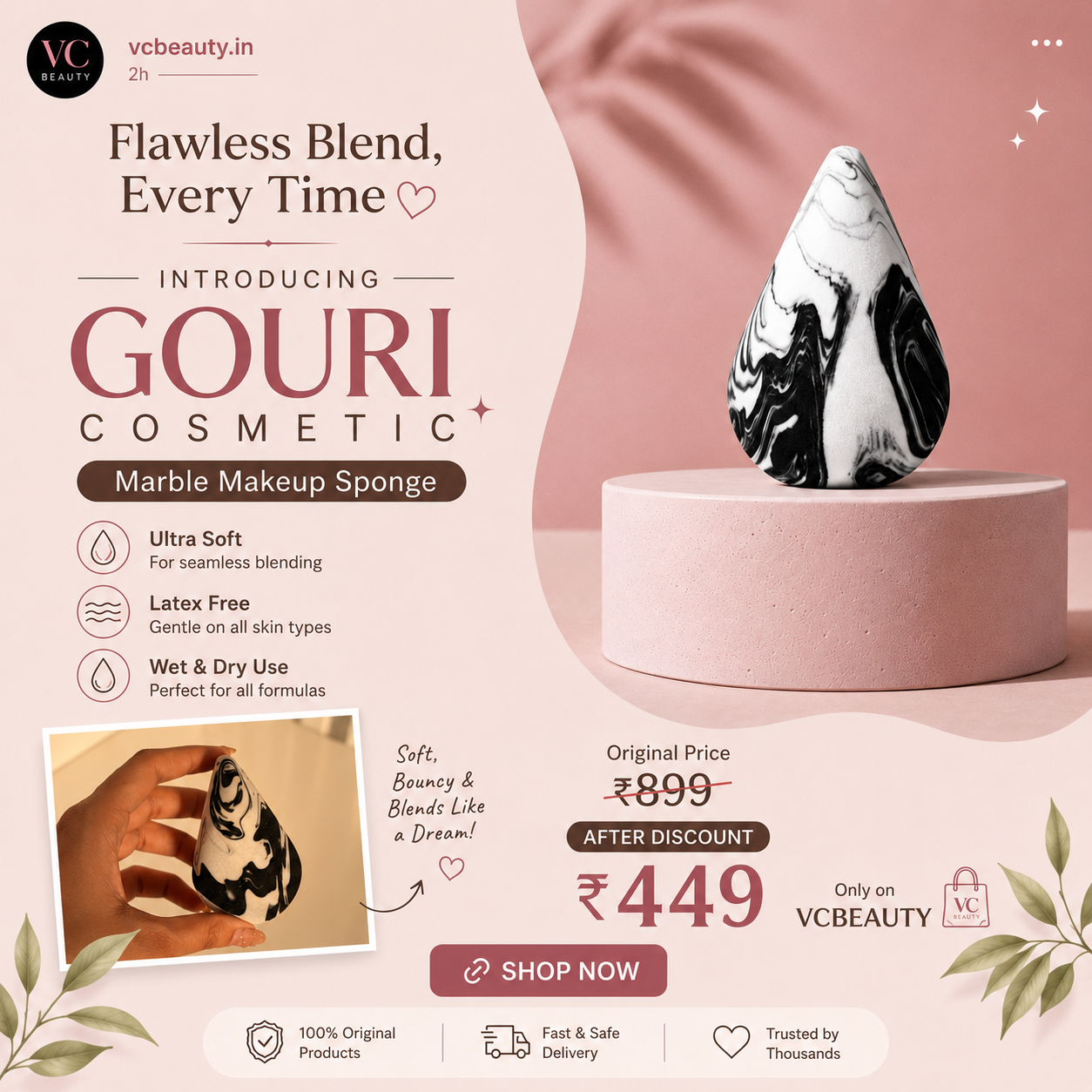 BEAUTY BLENDER BY GOURI COSMETIC