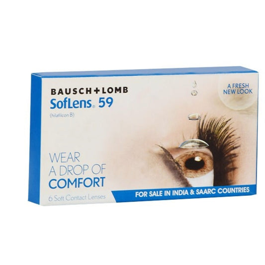 Bausch & Lomb Soflens59 Monthly Disposable Contact Lens (6 Lens Pack)